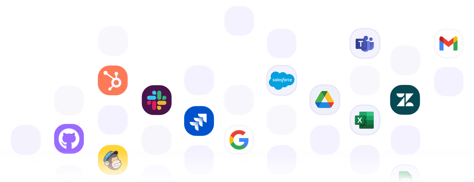 Google, Salesforce, Hubspot, Microsoft, Slack, and many others